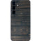 Black Painted Wood Galaxy S25 Skin